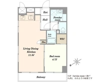 【東京都/品川区西五反田】五反田永谷タウンプラザ 間取り図