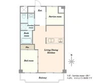 【東京都/品川区東五反田】レジェンド五反田 間取り図