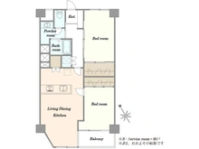【東京都/目黒区中目黒】まんしょん中目黒 間取り図