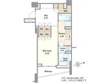 【東京都/世田谷区若林】クレヴィア三軒茶屋 間取り図