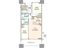 【東京都/品川区西五反田】クレヴィアタワー目黒不動前 間取り図
