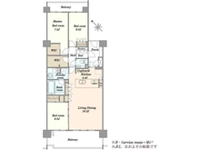 【東京都/大田区下丸子】東京サーハウスリバーポート 間取り図