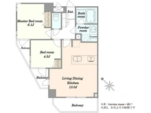 【東京都/品川区東五反田】ライオンプラザ池田山 間取り図
