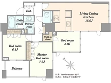 【東京都/豊島区高松】シティタワー池袋ウエストゲート 間取り図