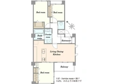 【東京都/品川区小山】グランドメゾン不動前 間取り図