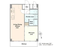 【東京都/品川区西五反田】秀和五反田駅前レジデンス 間取り図