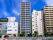 【東京都/目黒区下目黒】シティハウス目黒ザ・ツイン SOUTH棟 外観：写真中央