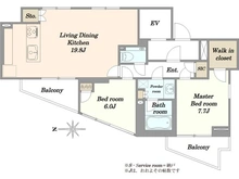 【東京都/品川区東五反田】ロイヤルシーズン五反田プレミオ 間取り図