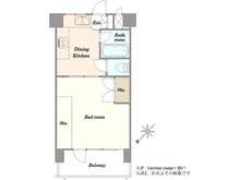 【東京都/品川区西五反田】セザール五反田 間取り図