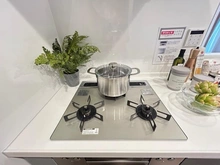 【東京都/品川区中延】ブリリア品川中延 キッチン：三口コンロ