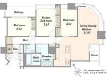【東京都/品川区大崎】シティタワー大崎ステーションフロント 間取り図