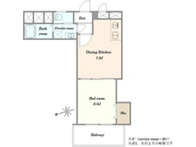 【東京都/品川区大崎】NK五反田コータース 間取り図