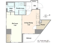 【東京都/品川区東中延】デュオ・スカーラ品川中延II 間取り図