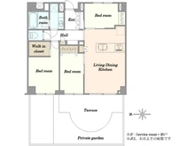 【東京都/大田区南馬込】アンビシャス南馬込 間取り図