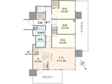 【東京都/品川区西五反田】シティタワー目黒 間取り図