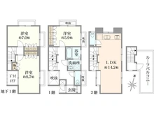 【東京都/渋谷区西原】ラビ代々木上原 間取り図