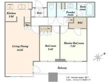 【東京都/品川区大崎】ル・サンク大崎シティタワー 間取り図