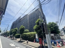 【東京都/品川区西中延】モナージュ旗の台 外観：大規模修繕工事中
2026年6月末までの予定