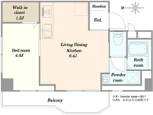 【東京都/杉並区高円寺南】第二高円寺ダイヤモンドマンション 間取り図