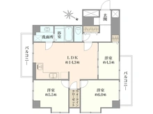 【東京都/台東区柳橋】ドヌール柳橋2番館 間取り図
