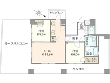【東京都/中央区日本橋蛎殻町】アーリアシティ日本橋 間取り図