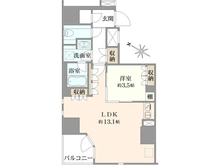 【東京都/中央区日本橋浜町】リビオ人形町日本橋浜町グリーンテラス 間取り図