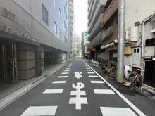 【東京都/中央区築地】シテイスクエア築地 前面道路