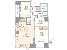 【東京都/中央区新川】クレヴィア東京八丁堀　新川ザ・レジデンス 間取り図