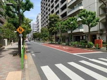 【東京都/中央区明石町】メゾンドールニュー明石 前面道路