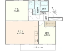 【東京都/板橋区高島平】高島平団地 9号棟 間取り図