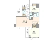 【東京都/中央区銀座】ピアース銀座レジデンス 間取り図