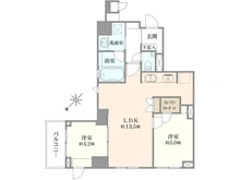 【東京都/中央区築地】オープンレジデンシア銀座築地 間取り図