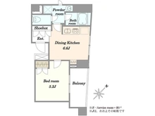 【東京都/中央区日本橋浜町】 エフローレ日本橋浜町 間取り図