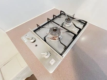 【東京都/中央区八丁堀】ベルドゥムール東京八丁堀 キッチン：二口コンロ