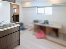 【東京都/大田区山王】山王スカイマンション リビング：リフォーム機材を置いているため、一部加工しております