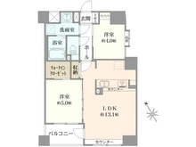 【東京都/中央区新川】パークステージ茅場町 間取り図