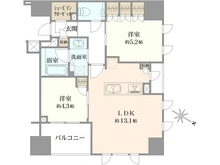 【東京都/中央区日本橋浜町】パークホームズ日本橋浜町ザテラス 間取り図