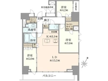 【東京都/中央区日本橋人形町】ザ・パークワンズ日本橋人形町 間取り図