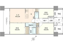 【東京都/江東区枝川】グランシティ東京イースト II 間取り図