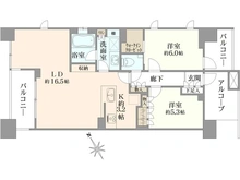 【東京都/中央区明石町】オーベル明石町レジデンス 間取り図