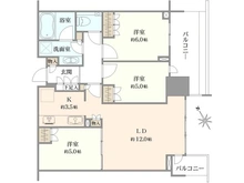 【東京都/港区芝浦】ブランズタワー芝浦 間取り図