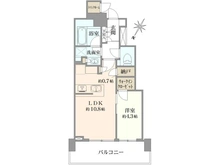 【東京都/中央区新川】ブリリザタワー東京八重洲アベニュー 間取り図