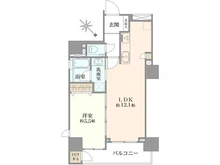【東京都/中央区築地】レフィール銀座フロント 間取り図