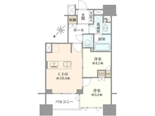 【東京都/中央区築地】プレミスト東銀座築地エッジコート 間取り図