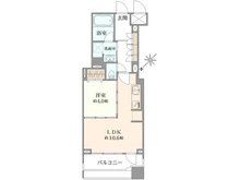 【東京都/中央区東日本橋】日本橋ヴォアール 間取り図