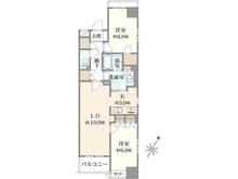 【東京都/中央区東日本橋】グランスイート日本橋エイペックス 間取り図