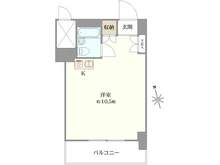 【東京都/中央区新川】茅場町スカイハイツ 間取り図