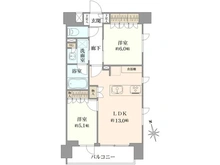 【東京都/中央区湊】GREENPARK中央湊 間取り図