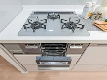 【東京都/中央区東日本橋】藤和シティホームズ日本橋イースト キッチン：ガスコンロ