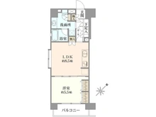 【東京都/中央区日本橋箱崎町】デ・リード日本橋箱崎 間取り図